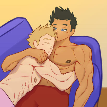 OC Seth with Jonas_HSB&#39;s OC Tadashi