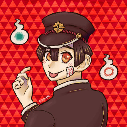 Fanart of Hanako from 地縛少年花子くん